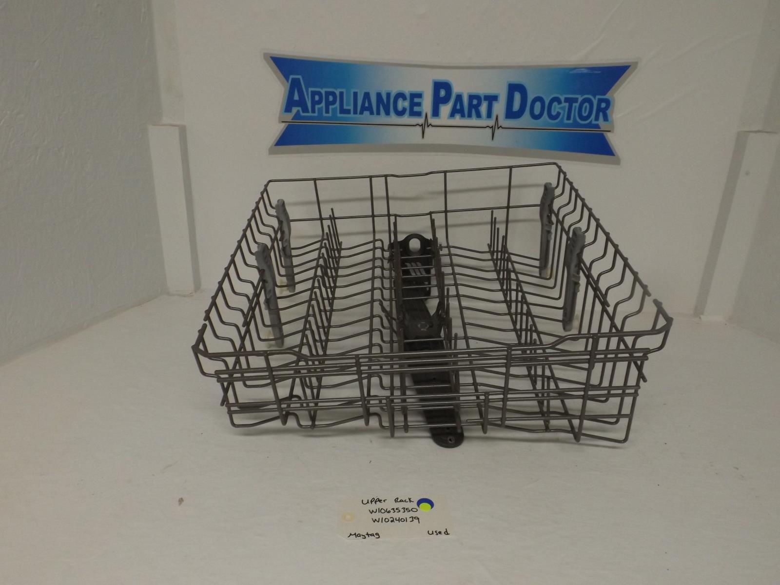 Maytag Dishwasher W10635350 W10240139 Upper Rack Used Maytag Dishwasher W10635350 W10240139 Upper Rack Used